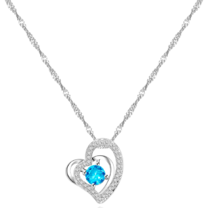 Love Heart Infinity Necklace – Perfect Gift for Mother’s Day Valentine’s Day! 💖✨